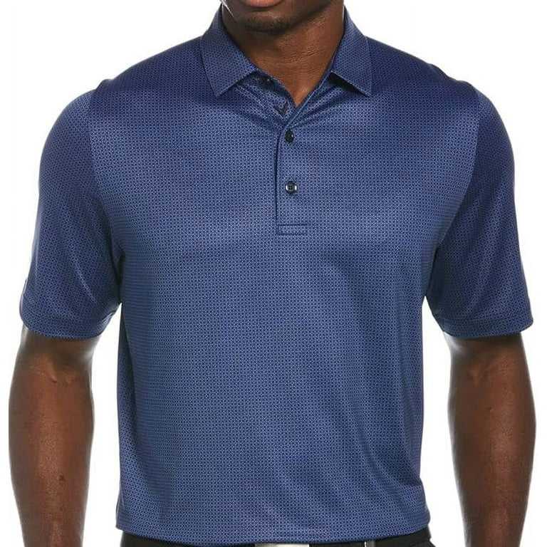 (取寄) キャロウェイ メンズ シェブ フーラード プリント ポロ Callaway men Chev Foulard Print Polo Blue Radiance Callaway mens Chev Foulard Print Polo Shirt, L, Blue - Walmart.com