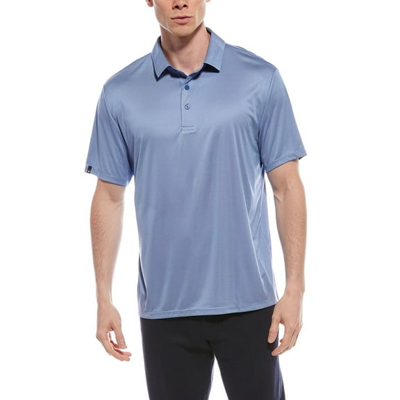 Callaway mens  Jacquard Polo Shirt, XL, Blue