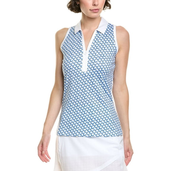 Callaway womens  1/4-Zip Polo Shirt, m, Blue