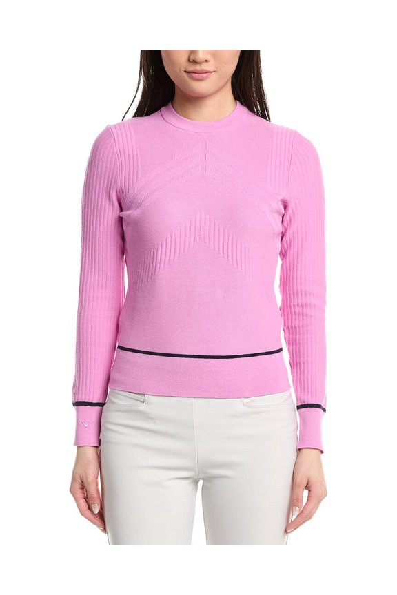 womens Chev Sweater, XXL, Purple