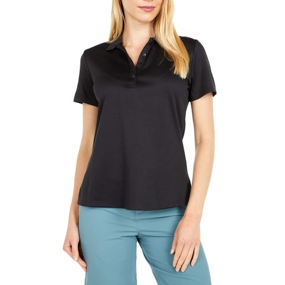 NEW Women's Callaway Golf Solid Swing Tech Polo Caviar XS