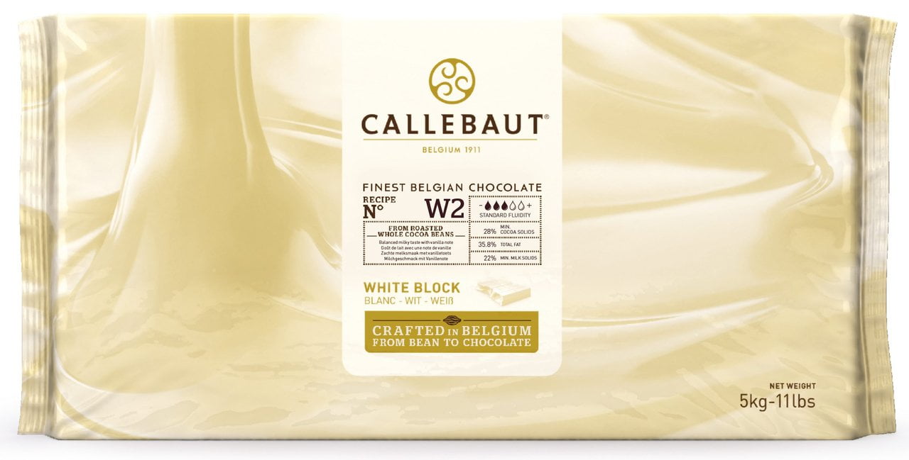 Callebaut White Baking Chocolate - 11 lb (11 pound) (11 Lbs)