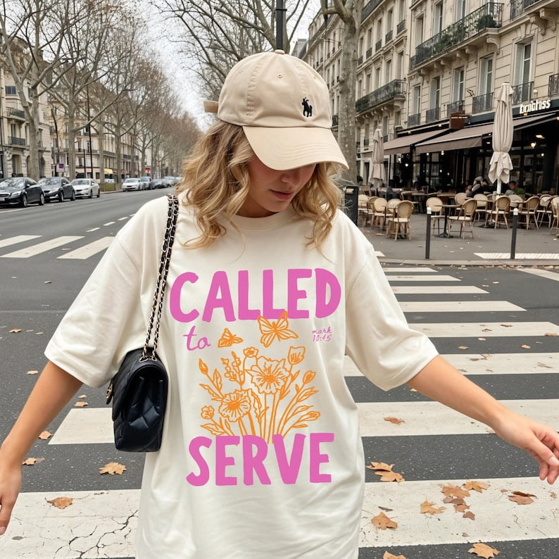 Called To Serve T-Shirt, Christian Shirt, Summer Graphic Tee, Bible ...