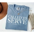 thumbnail image 1 of Called to Serve Christian T-Shirt – Bible Verse Comfort Colors Tee for Women & Moms, 1 of 8