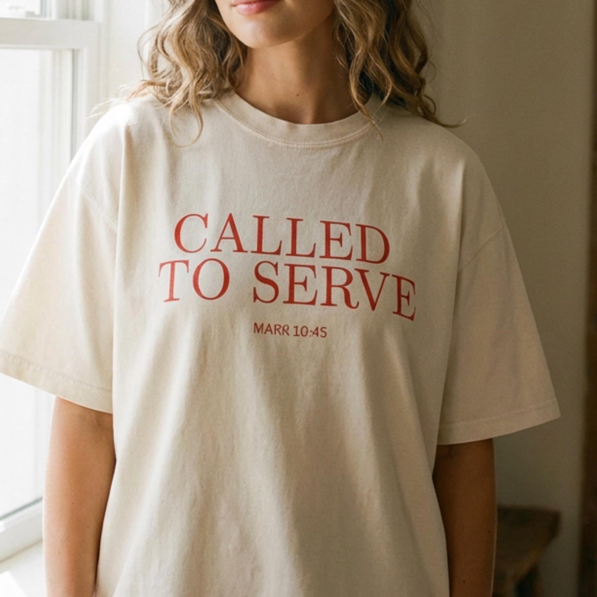 Called to Serve Shirt Christian Faith T Shirt Mark 10 45 Scripture Tee ...