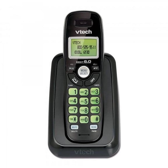 Caller ID & Call Waiting Cordless Phone, Black