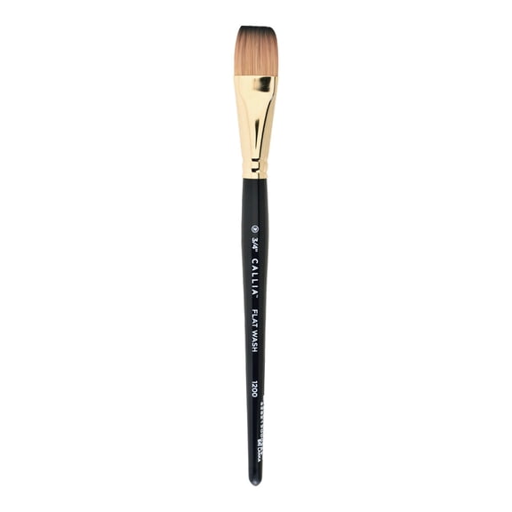 Willow Wolfe Callia Artist Flat Wash Brush-3/4"