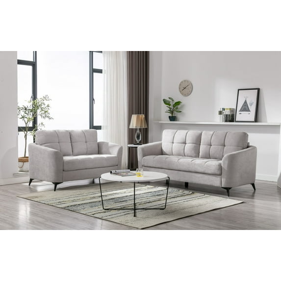 Callie 2 Piece Collection: Comfortable, Stylish Sofa & Loveseat Set