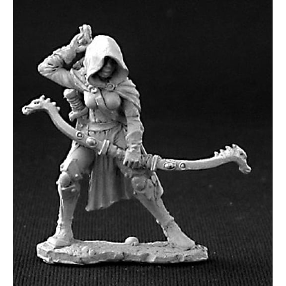 Callie Female Rogue with Bow Miniature 25mm Heroic Scale Dark Heaven Legends Reaper Miniatures