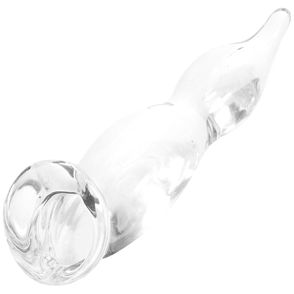 Calligraphy Brush Holder Rack Glass Brush Rest Wave Shaped Design Pen Clear Rest