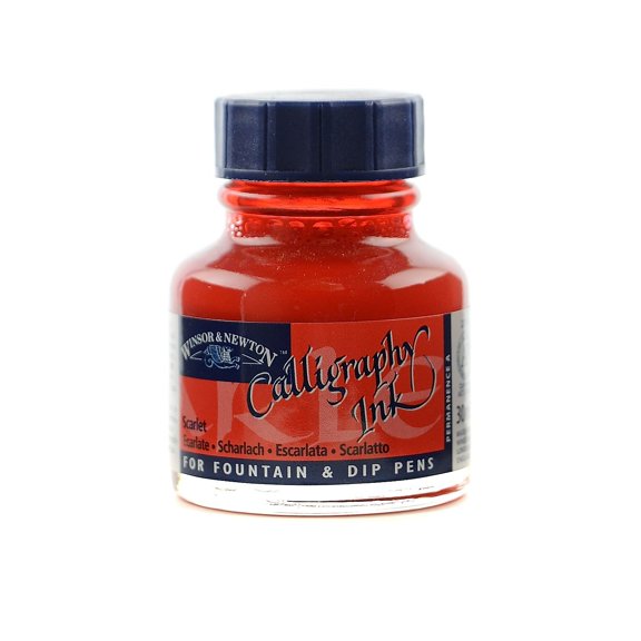 Calligraphy Ink scarlet, 1 oz. (pack of 3)