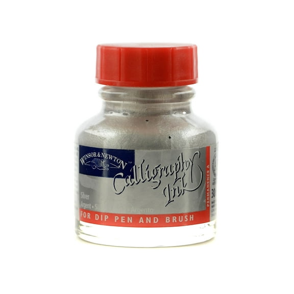 Calligraphy Ink silver, 1 oz. (pack of 2)