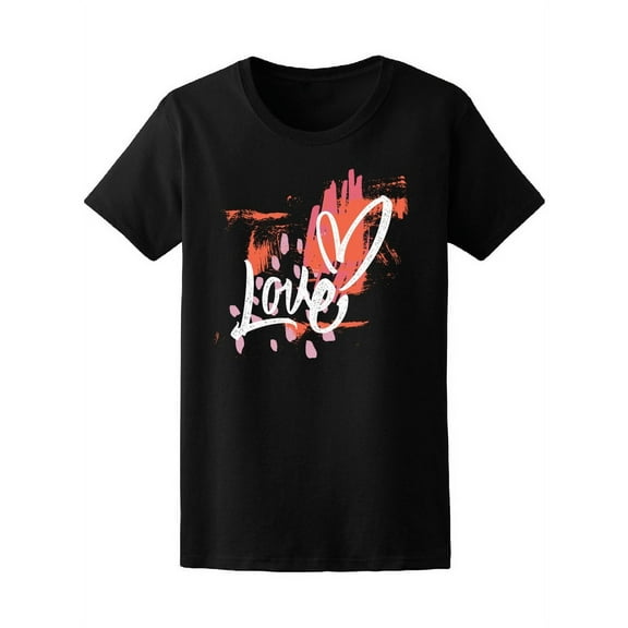 Calligraphy Lettering Love T-Shirt Women -Image by Shutterstock, Female XX-Large
