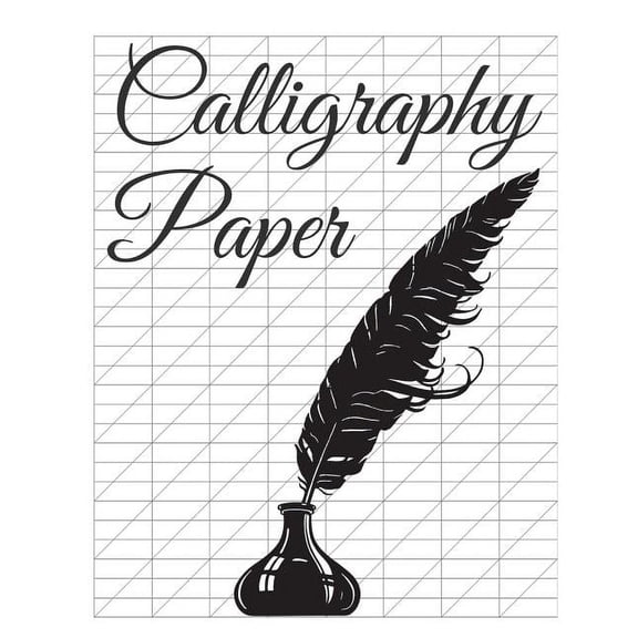 Calligraphy Paper: 150 large sheet pad, perfect calligraphy practice paper and workbook for lettering artist and lettering for beginners (Paperback)