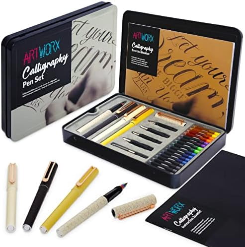 Calligraphy Writing Box Set Calligraphy Pens Set - Introductory Caligraphy Writing & Hand Lettering ...