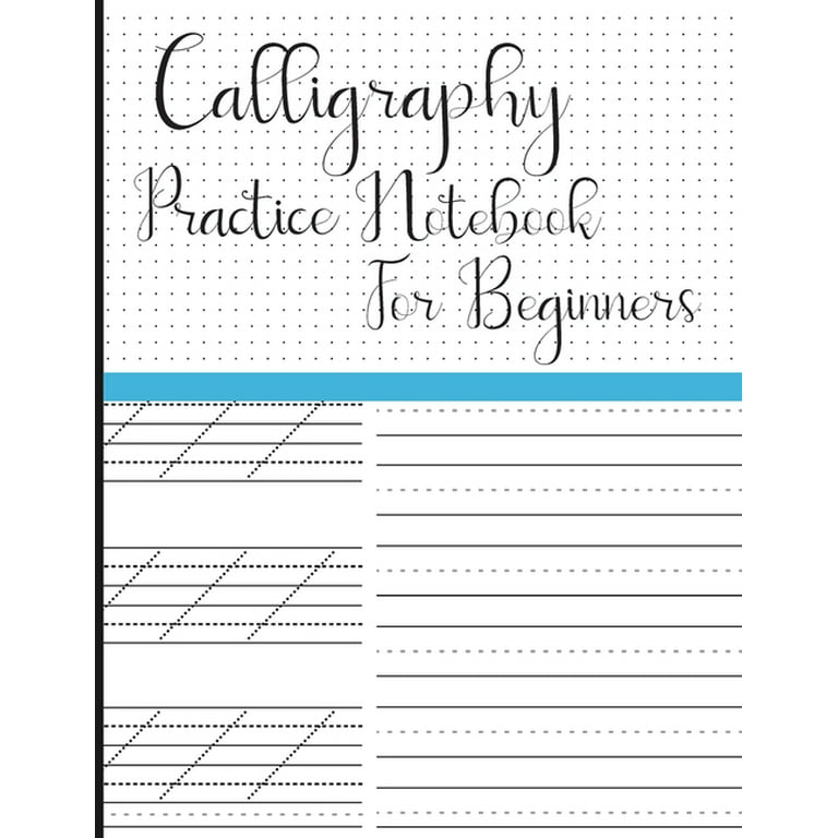 Calligraphy Workbook: Calligraphy writing book. 120 pages notebook