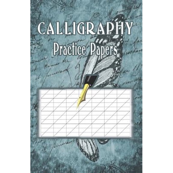 Calligraphy Practice Paper: 100 sheet pad, calligraphy style writing paper and workbook.