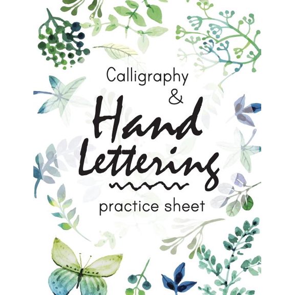 Calligraphy and Hand Lettering Practice Sheet
