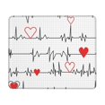 Calling Nurses EKG Stripe Mousepad Mouse Pad Mouse Mat With Non Slip