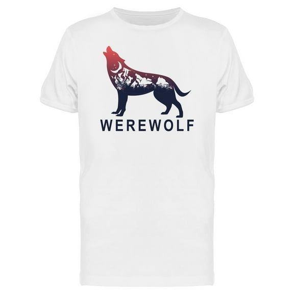 Calling Werewolf T-Shirt Men -Image by Shutterstock, Male XX-Large