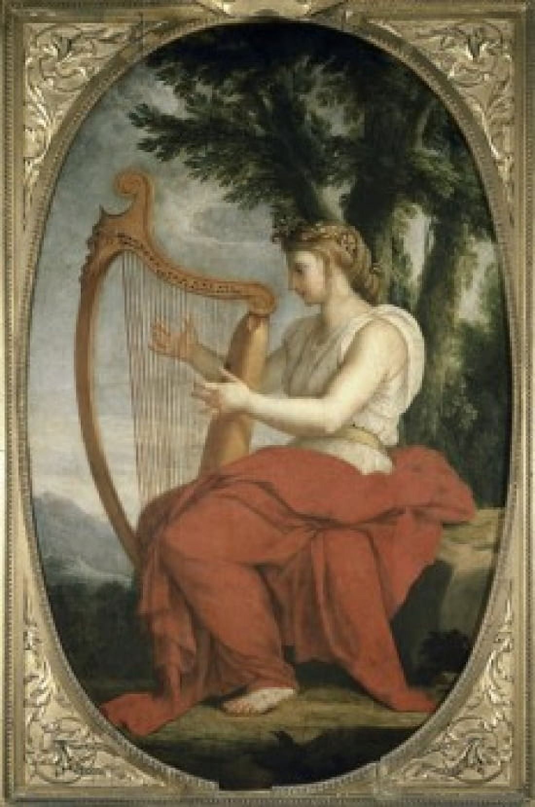 Calliope 1645-1650 Eustache Le Sueur (1616-1655 French) Oil on canvas Musee du Louvre Paris France Canvas Art - Eustache Le Sueur (24 x 36)