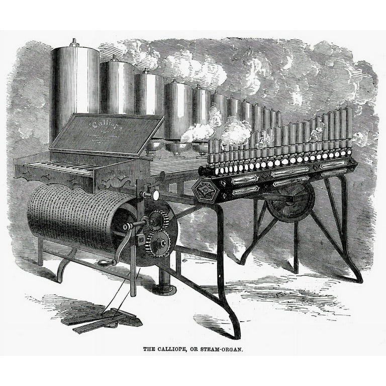 Musical Instrument Calliope 3d mon