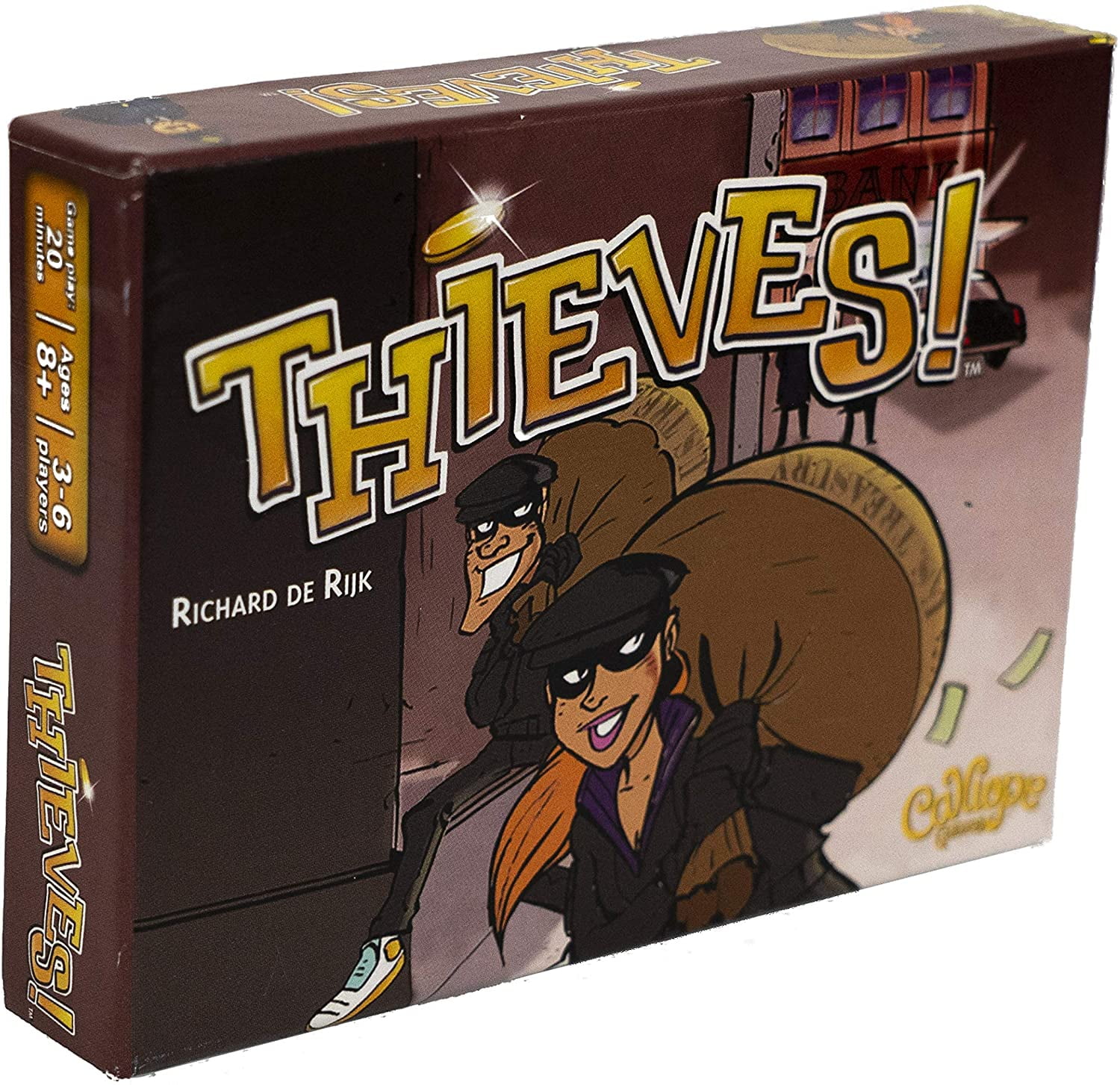 Calliope Games Thieves Easy To Learn Family Card Game, 2-6 Players