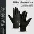 thumbnail image 1 of Callipe 1 Pair Winter Cycling Gloves Windproof Waterproof Touchscreen Anti-slip Thermal Cold Weather Men Women Full Finger Motorcycle Riding Gloves, 1 of 7