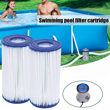 Callipe 1 Pc/3 Pcs/6 Pcs Pool Filter Core Type III Cartridge Pool Filter Easy to Install Type A/C Pool Filter Replacement for Above-Ground Swimming Pools