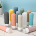 thumbnail image 1 of Callipe 4Pcs/Set 90ML Travel Refillable Bottle Portable Leak Proof Reusable Lotion Shampoo Mouthwash Cosmetic Squeeze Bottle Empty Toiletries Container, 1 of 8