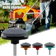 Callipe 5Pcs Lawn Mower Blade Sharpener Tool for Garden Dull Blade Sharpeners Kit Universal