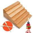 thumbnail image 1 of Callipe Bamboo Skewer Rack Display Stand 180-Hole Design 6 Layers Eco-Friendly Easy Assembly Appetizer Skewers Food Stand, 1 of 7