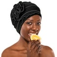 thumbnail image 1 of Callipe Chemo Headwear for Women with Hair Loss Elastic Chemotherapy Hats with Flower Multifunctional Breathable Beanie for Sleep Outdoor Activities, 1 of 8