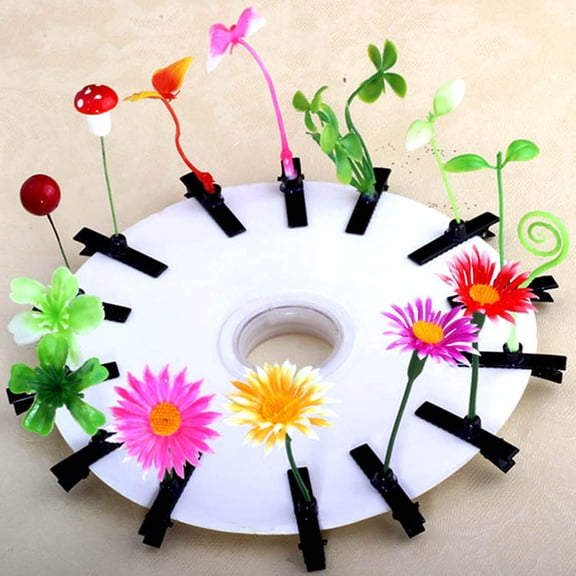 Callipe Children Hair Clip Portable Mini Creative Bean Sprout Anti-slip Girls Hair Pin Hair Styling Tool