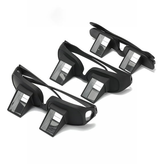 Callipe Lazy Glasses for Lie Down Reading Watching TV Glasses in Bed Prism Glasses Horizontal Spectacles Reduce Pressure on Face Rotate View 90 Degrees Glasses
