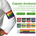 thumbnail image 1 of Callipe Soccer Captain Armband Outdoor Team Sports Band Adjustable Nylon Elastic Armband for Football Rugby Basketball, 1 of 8