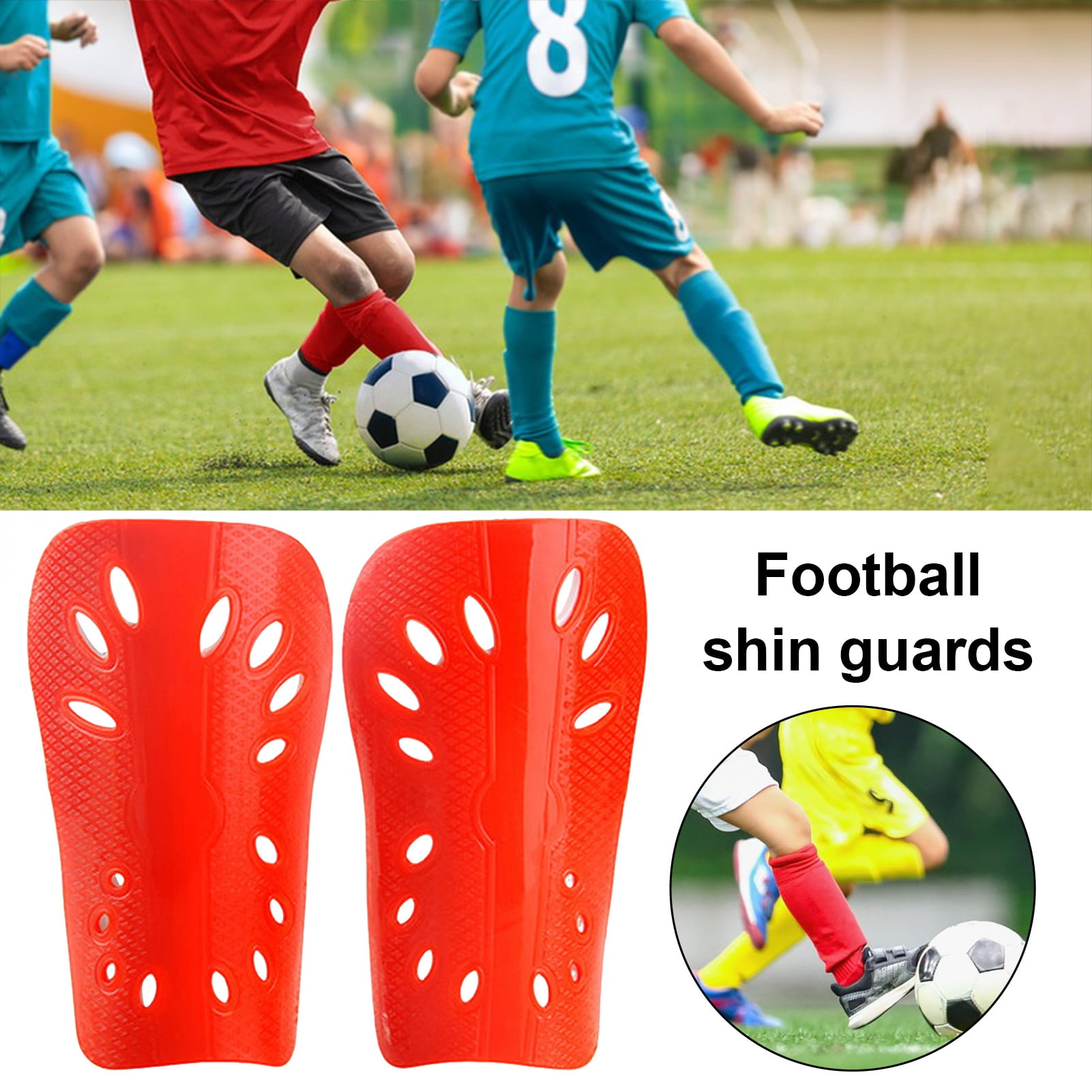 Callipe Soccer Shin Guards for Adults Kids Breathable Calf Protective ...