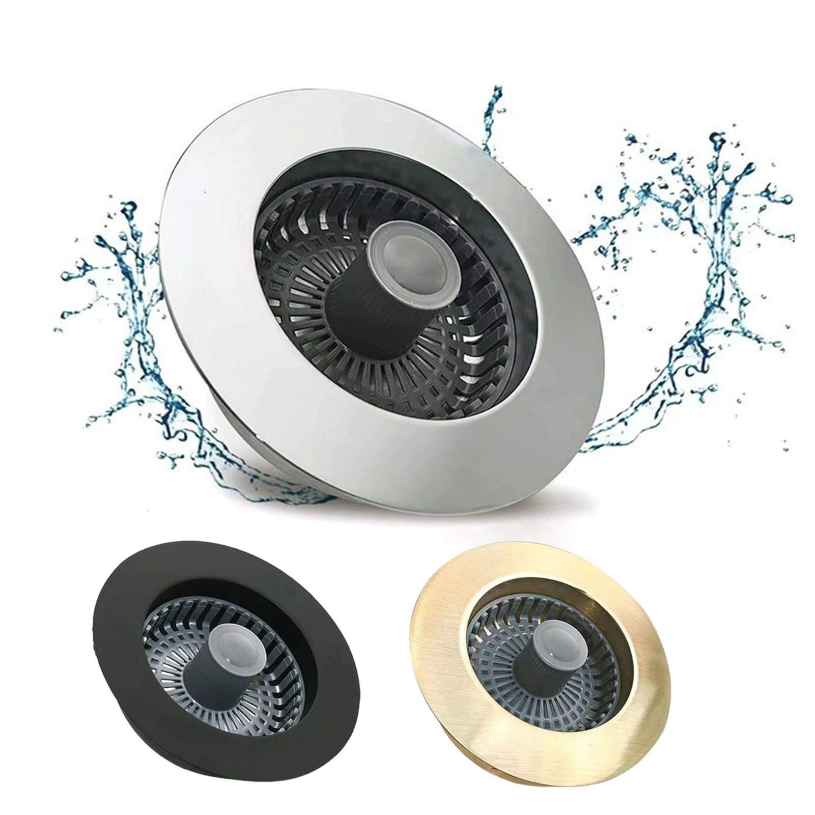 Callipe Stainless Steel Kitchen Sink Drain Strainer Stopper Pop Up