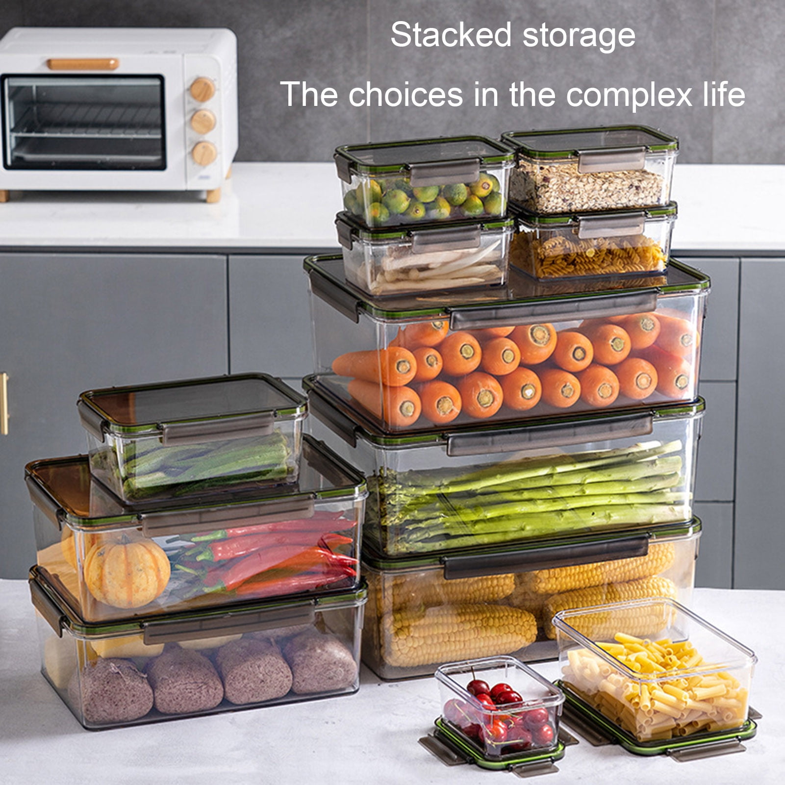 Callipe Storage Container Sealed Box Food Grade BPA Free Leak Resistant ...