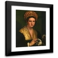 thumbnail image 1 of Callisto Piazza da Lodi 12x14 Black Modern Framed Museum Art Print Titled - Portrait of a Lady (1530), 1 of 5