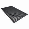 thumbnail image 1 of Calloway Mills 102703248 32 x 48 ft. True Step Open Circle Rubber Rectangular Doormat, Black, 1 of 1