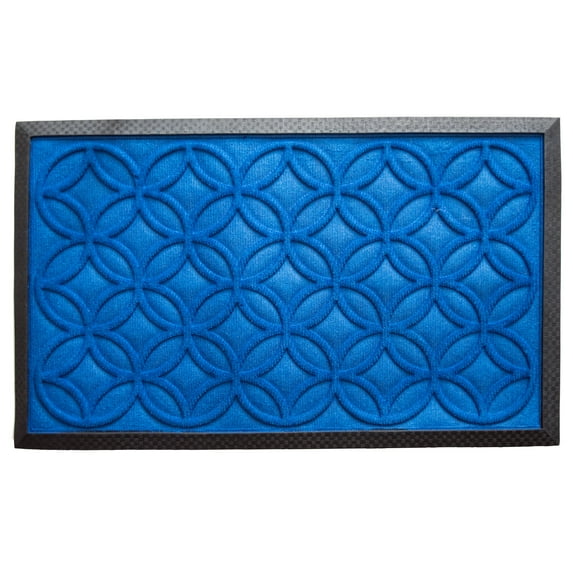 Calloway Mills 103831830 Chantilly Indoor/Outdoor Mat, 18" x 30", Blue