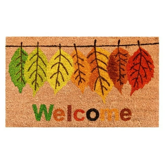 Calloway Mills 104801729 17 x 29 in. Fall Colors Rectangular Doormat, Multi Color