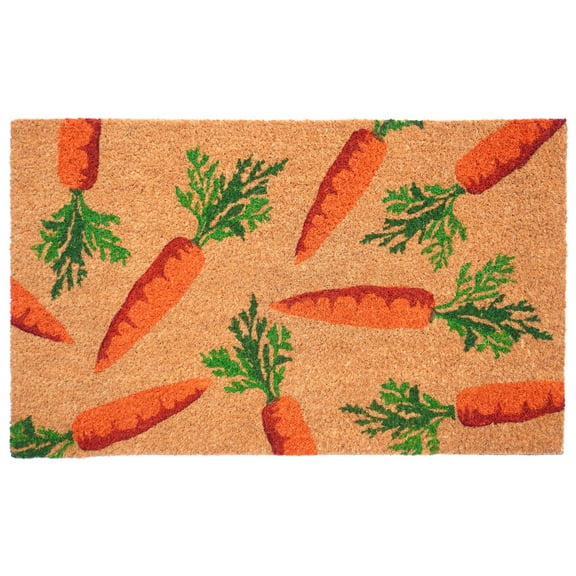 Calloway Mills 106661729 17 x 29 in. Carrot Patch Doormat - Multi Color