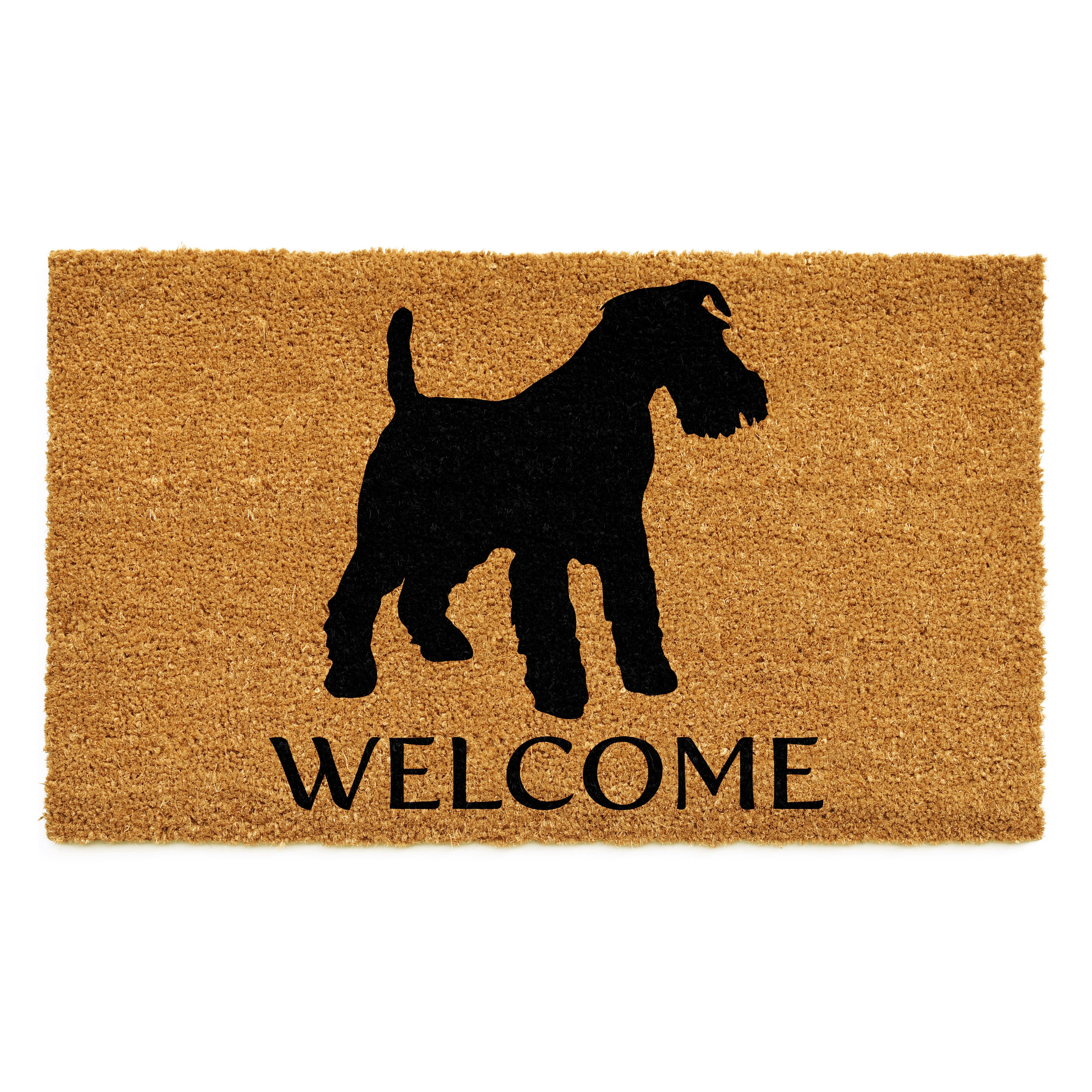 Calloway Mills 107001729 Wire-haired fox terrier Doormat 24" x 36"