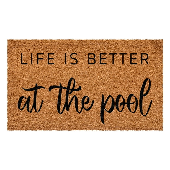 Calloway Mills 107111729 Life is better at the pool Doormat 17" x 29"