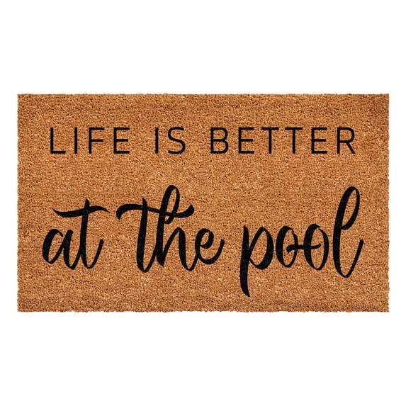 Calloway Mills 107112448 Life is better at the pool Doormat 24" x 48"
