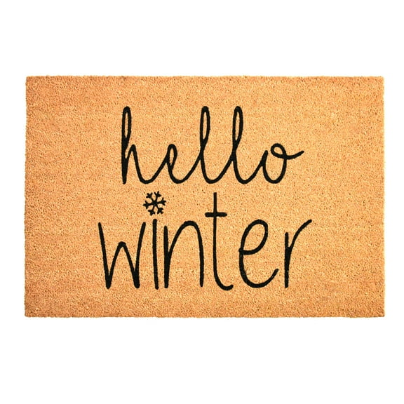Calloway Mills 107141729 Hello Winter Doormat - 17 x 29 in.