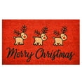 thumbnail image 1 of Calloway Mills 107312436 Merry Christmas Deer Doormat 24" x 36", 1 of 8