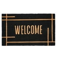 thumbnail image 1 of Calloway Mills 107382436 Modern Black Welcome Doormat 24" x 36", 1 of 2